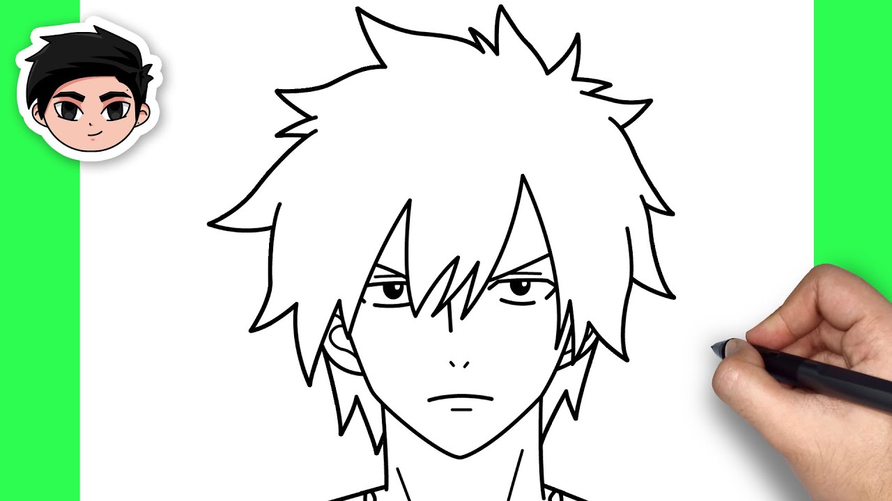 How To Draw Gray | Fairy Tail - Easy Step By Step