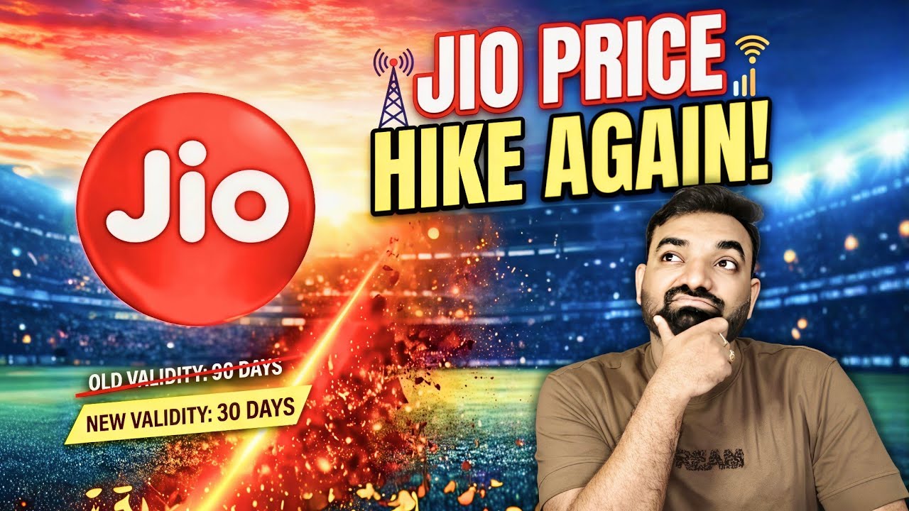 Jio Recharge Price Hike Again :- Validity 90 to 30 Days #telecomnews #jio #jiopricehike