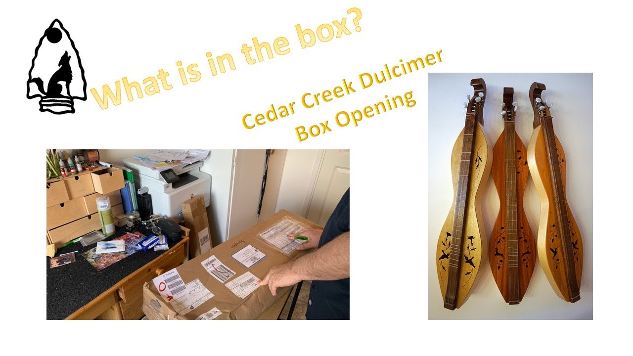 Cedar Creek Dulcimer Kit Box Opening