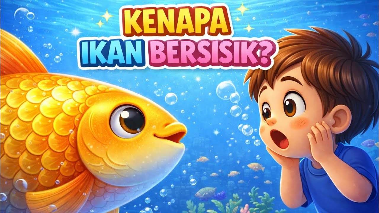 Kenapa Ikan Bersisik? 🐟✨ Rahasia Tubuh Ikan di Dalam Air!