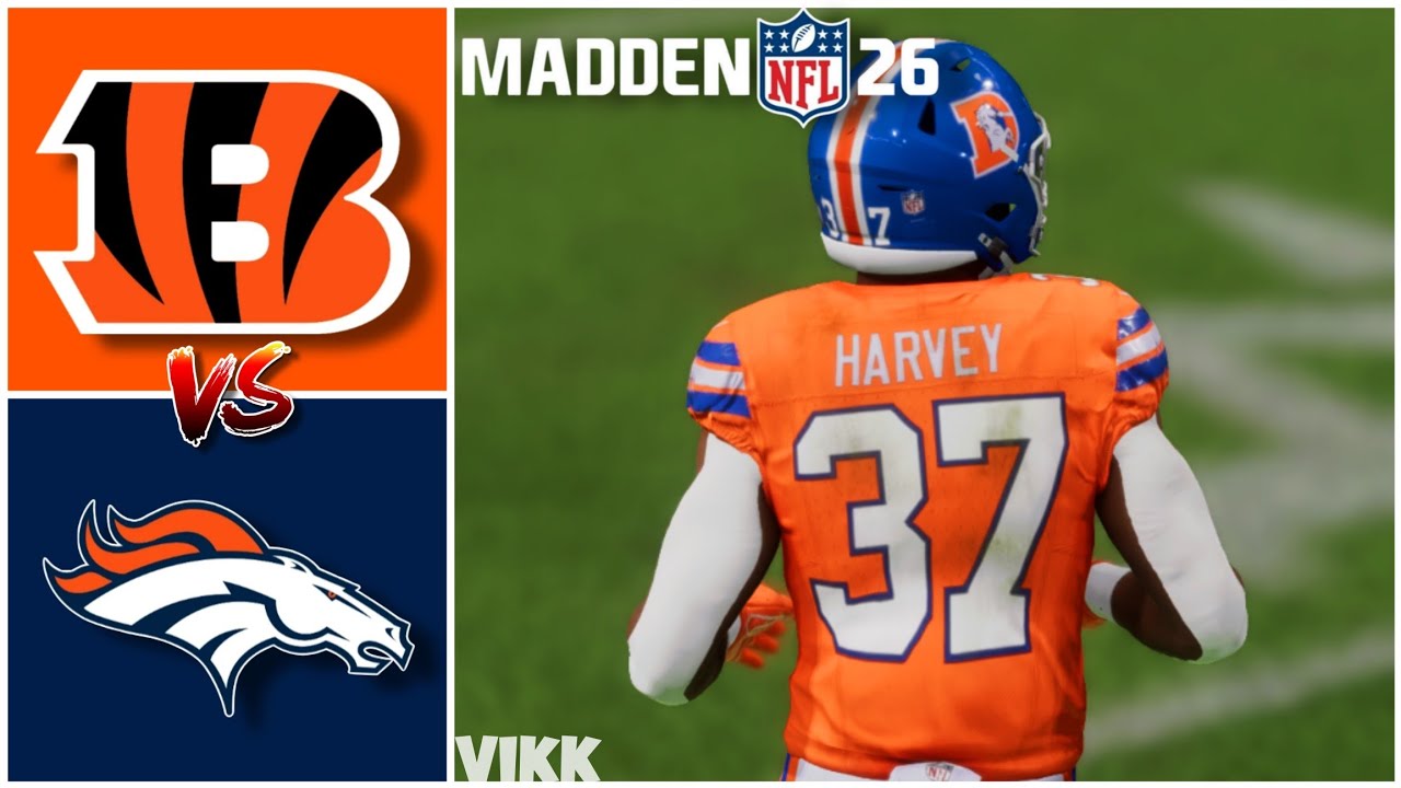 Bengals vs Broncos Week 4 Simulation (Madden 26 Rosters)