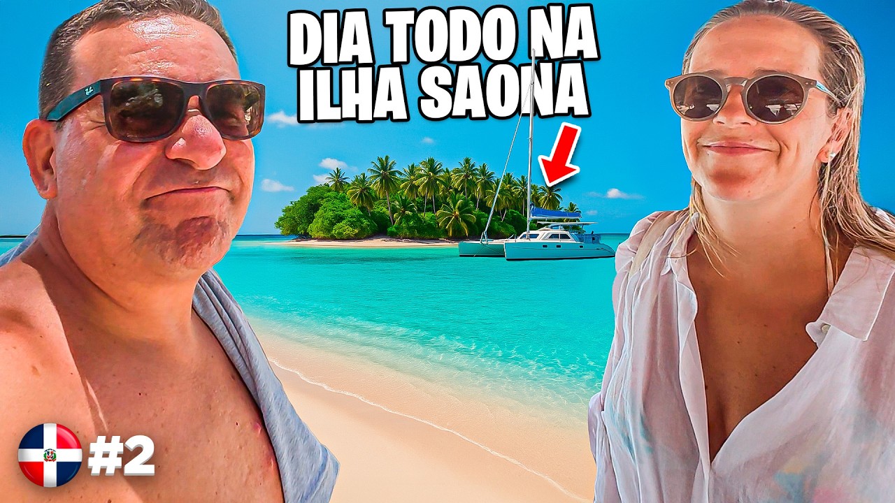 DE CATAMARÃ ATÉ À ILHA SAONA E BANHO NA MELHOR ÁGUA