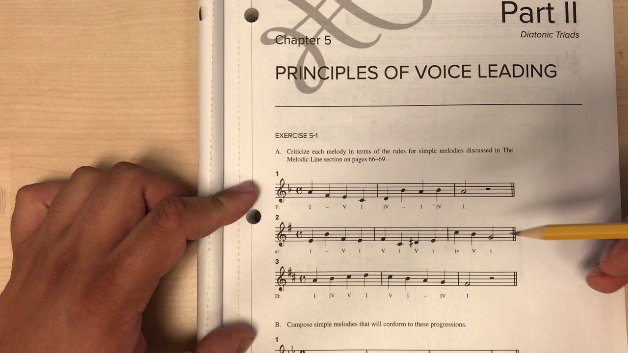 Tonal Harmony Workbook 5-1 A