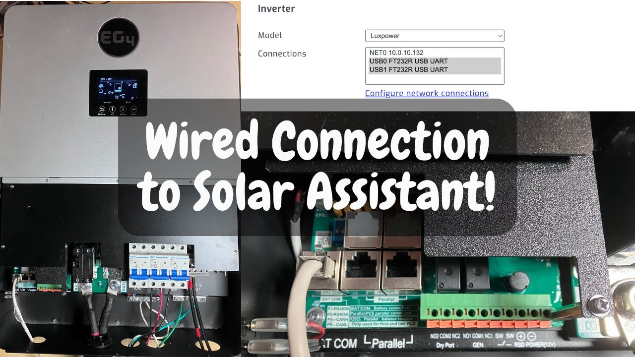 Solar Assistant Beta Adds RS485 Support for Luxpower Inverters – Here’s How on the EG4 6000XP!