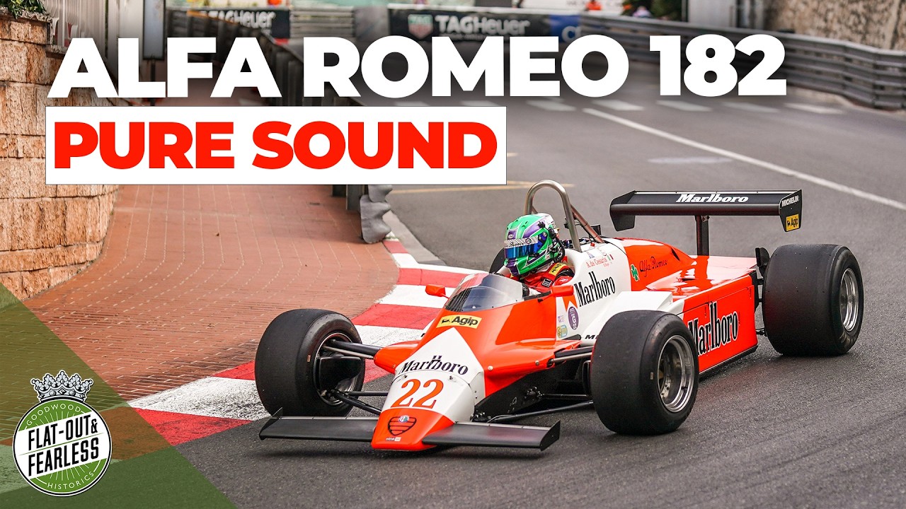 '80s V12 F1 sounds around Monaco can't be beaten | 1982 Alfa Romeo 182
