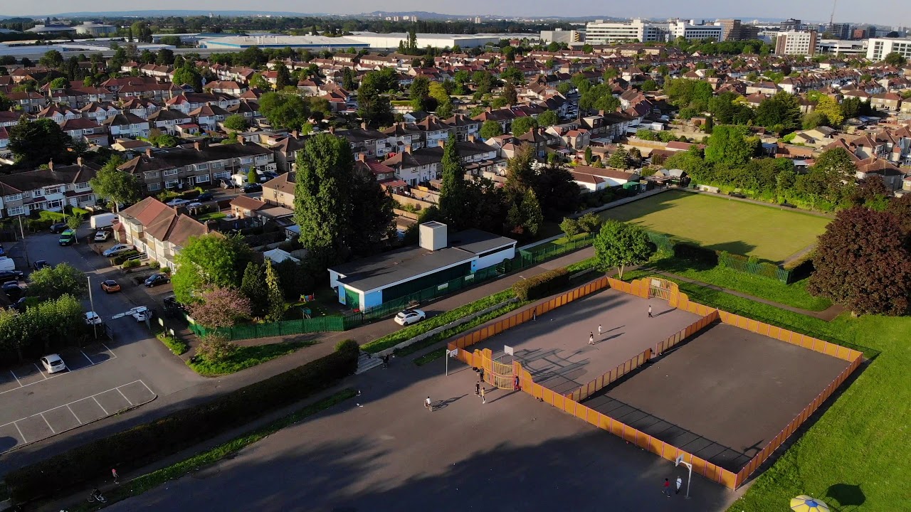 Pinkwell park filmed with the MAVIC AIR DRONE !!