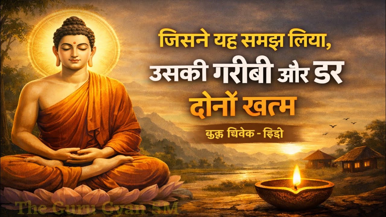 जिसने यह समझ लिया, उसकी गरीबी और डर दोनों खत्म | Buddha Wisdom Hindi