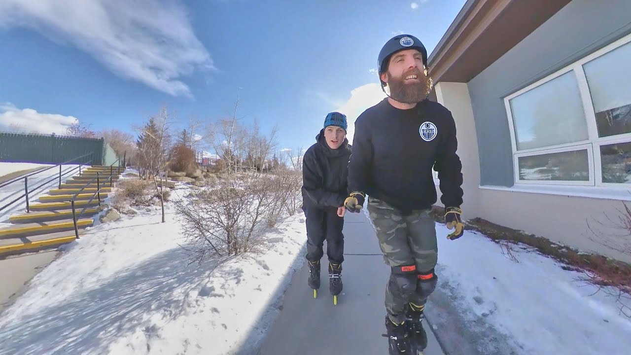 Skating puts a smile on my face.