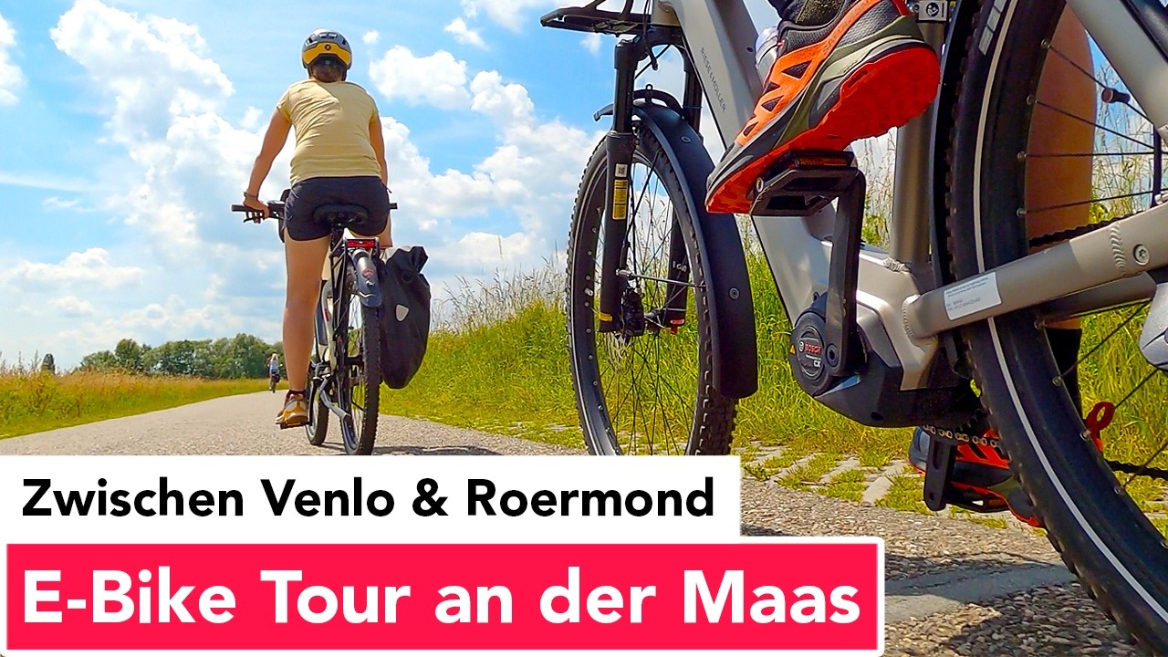 Sonntagstour | Mit dem E-Bike an der Maas unterwegs zwischen Venlo / Roermond | Test App Fietsknoop