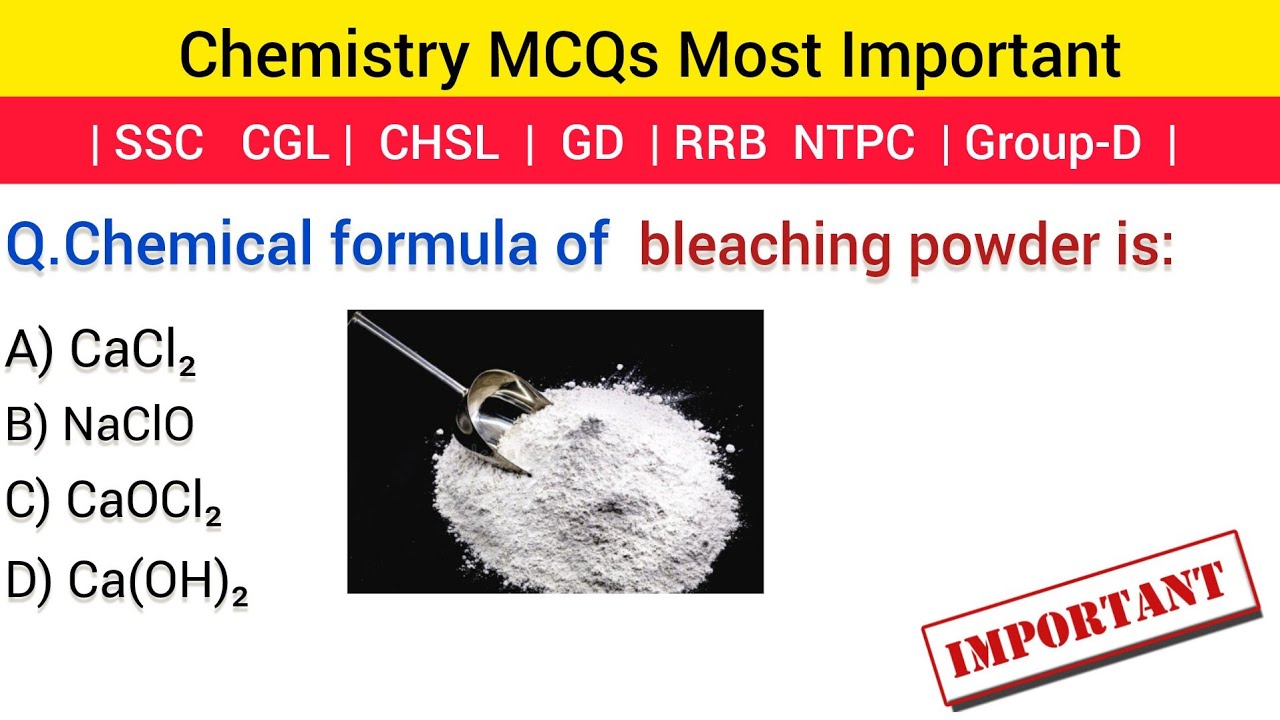 Chemistry MCQs||Expected chemistry Questions|”#chemistry ,#competitiveexams,#ssccgl,#rrb 