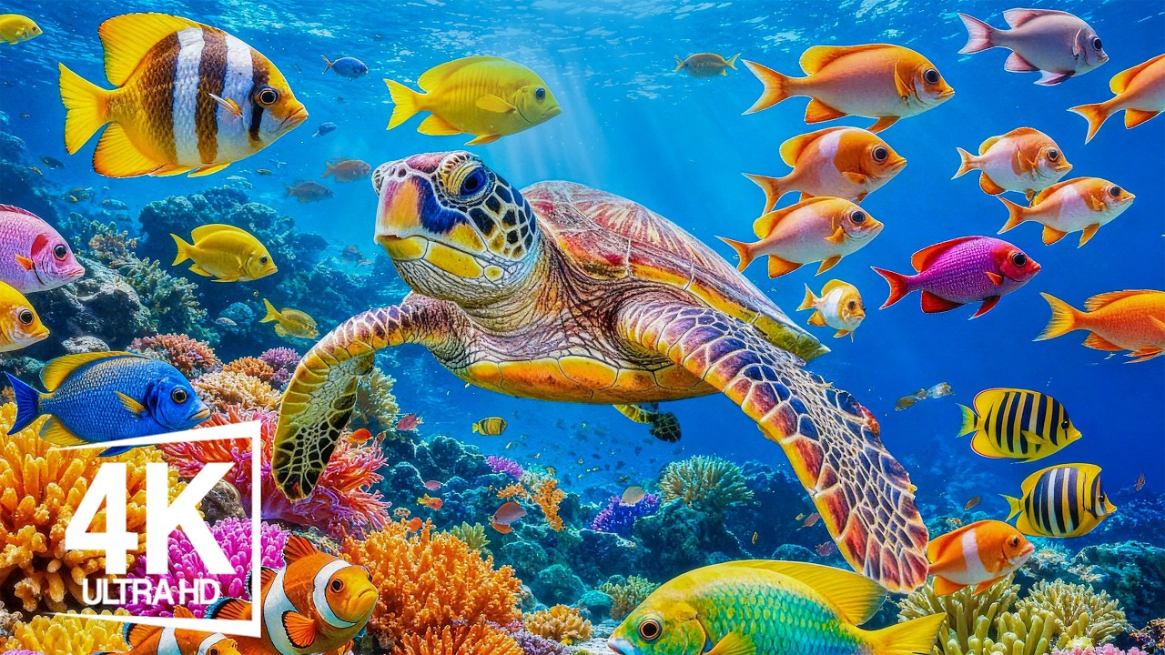 Majestic Marine World 4K VIDEO – A Calm and Breathtaking Aquarium Escape