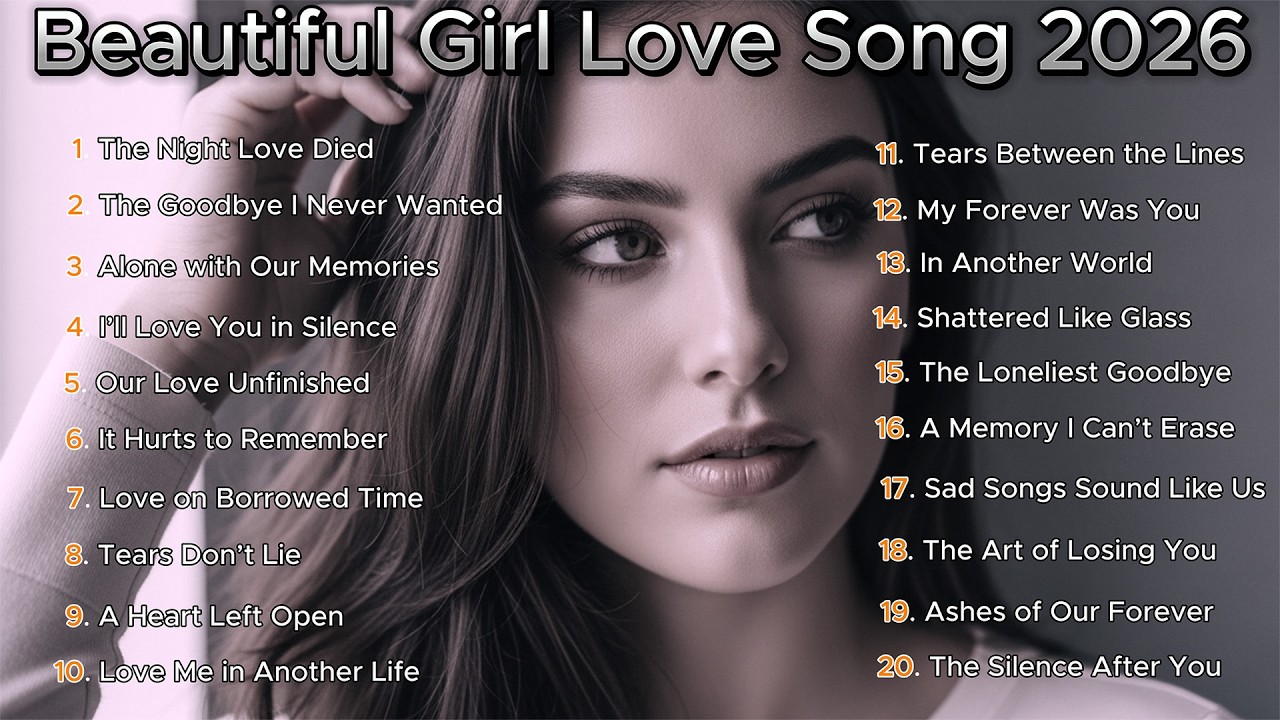 Beautiful Girl Sad Song / Top playlist sad love song / English vibe sad song