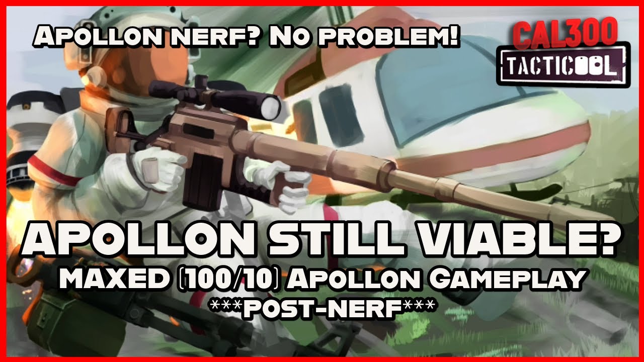 TACTICOOL: APOLLON IS STILL VIABLE? 🤔 MAXED (100/10) APOLLON GAMEPLAY + TURRET GIVEAWAY