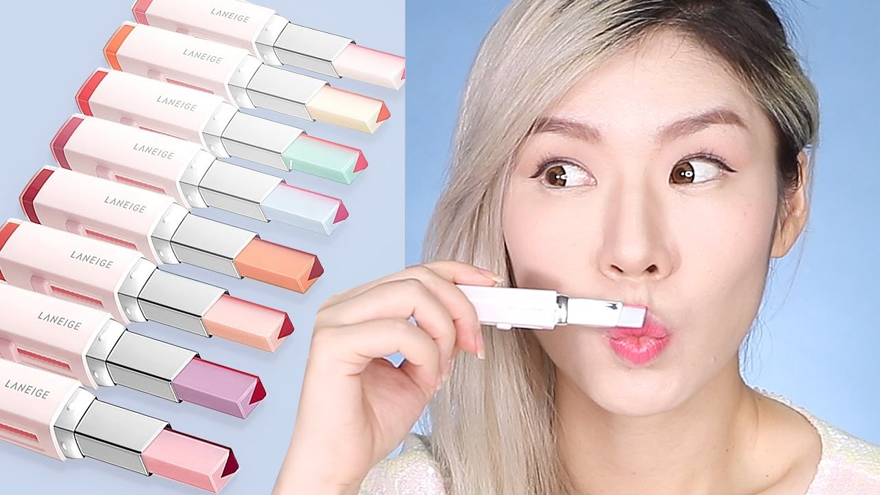 LANEIGE Two Tone Tint Lip Bars - ALL 8 Shades! Lip Bar Review & Lip Swatches