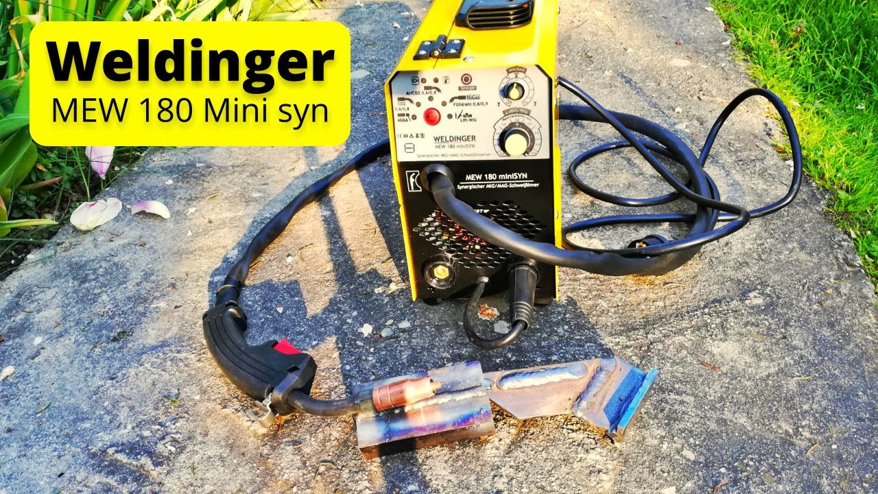 Erste Schritte mit Fülldraht! |Weldinger MEW 180 Mini syn im Test!