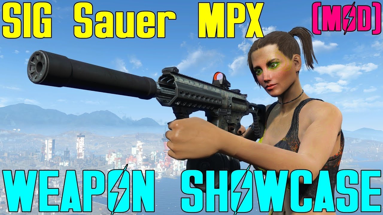 Fallout 4: Weapon Showcases: SIG Sauer MPX (Mod)