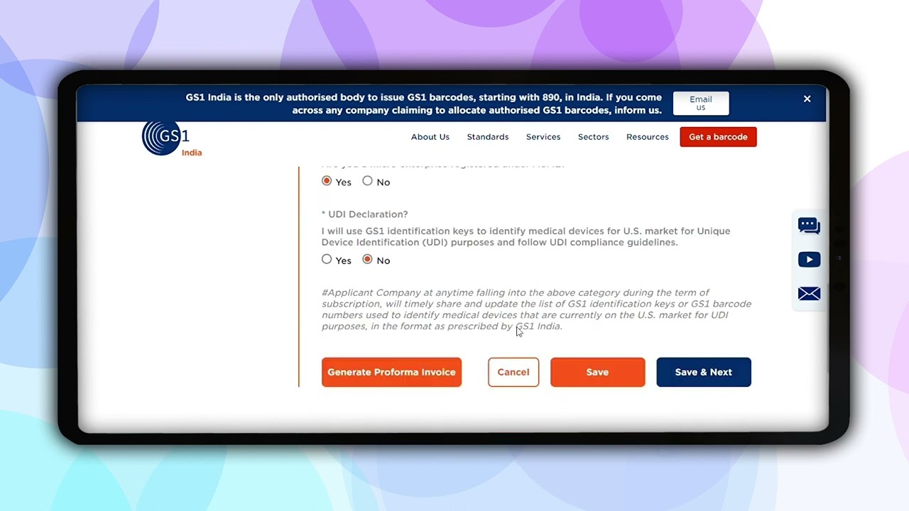How to register for #GS1 barcode/EAN codes (Hindi Language)