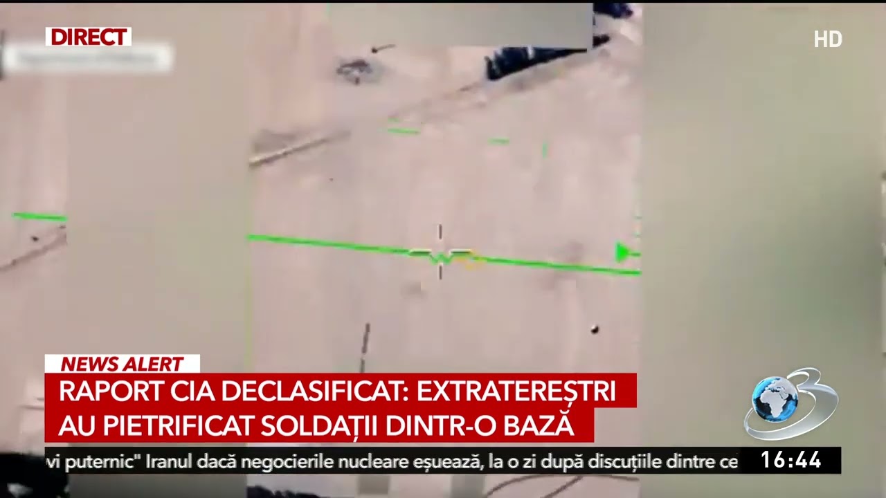 Raport CIA declasificat: Extratereştrii au pietrificat soldaţi dintr-o bază militară