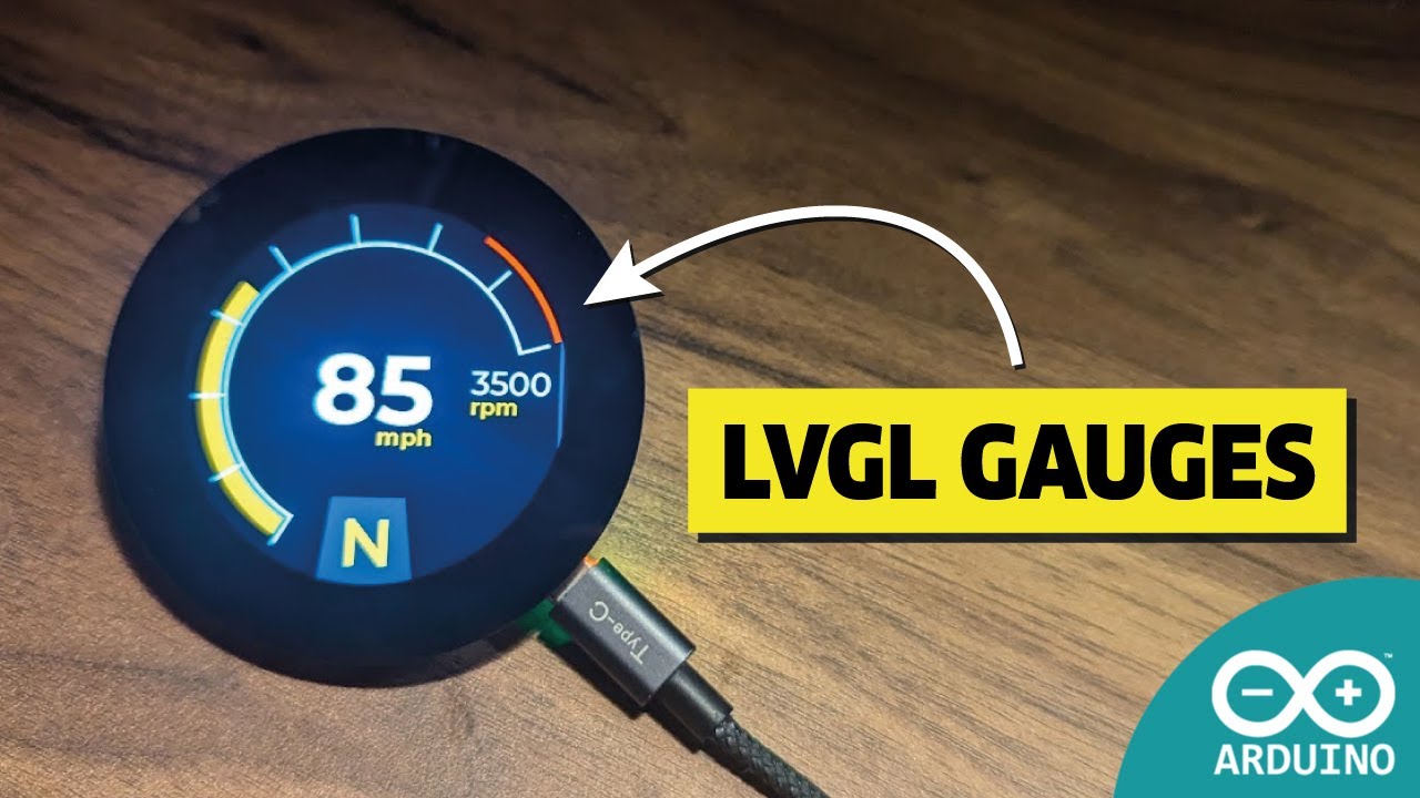 Code Your Own Custom Car Gauges! Step-by-Step LVGL Guide