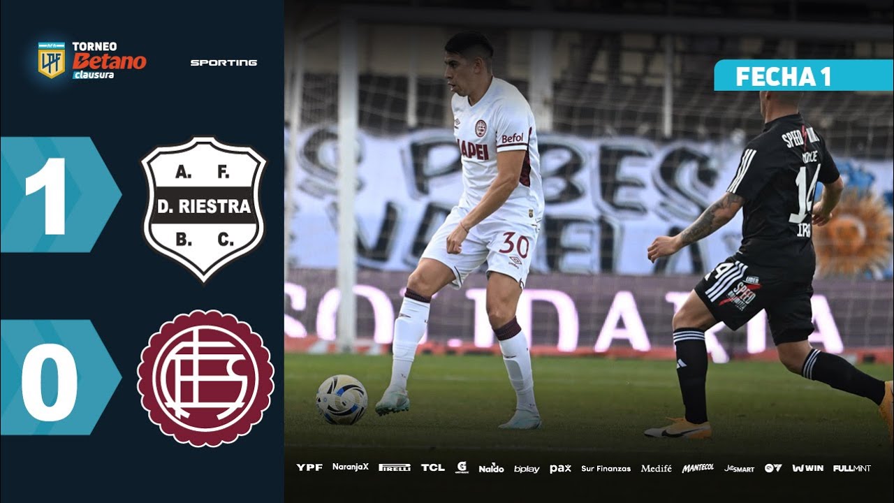 DEPORTIVO RIESTRA 1 - 0 LANÚS I Resumen del partido | #TorneoBetano Clausura 2025