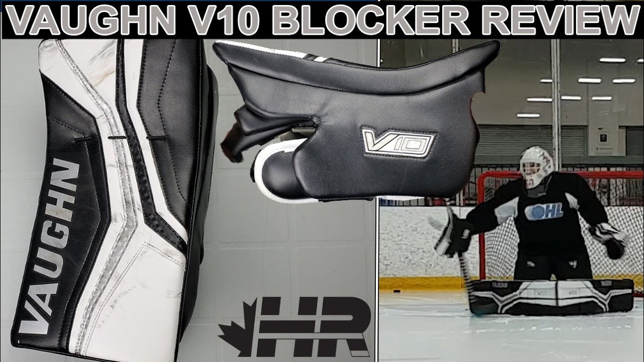Vaughn Velocity V10 Pro Carbon hockey goalie blocker review