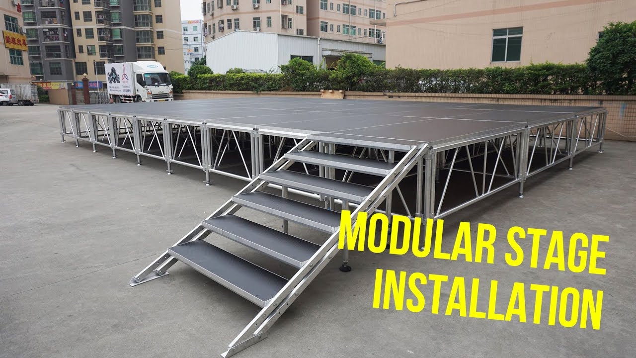 Aluminum Stage/Mobile Stage/Event Portable Stage System TourGo