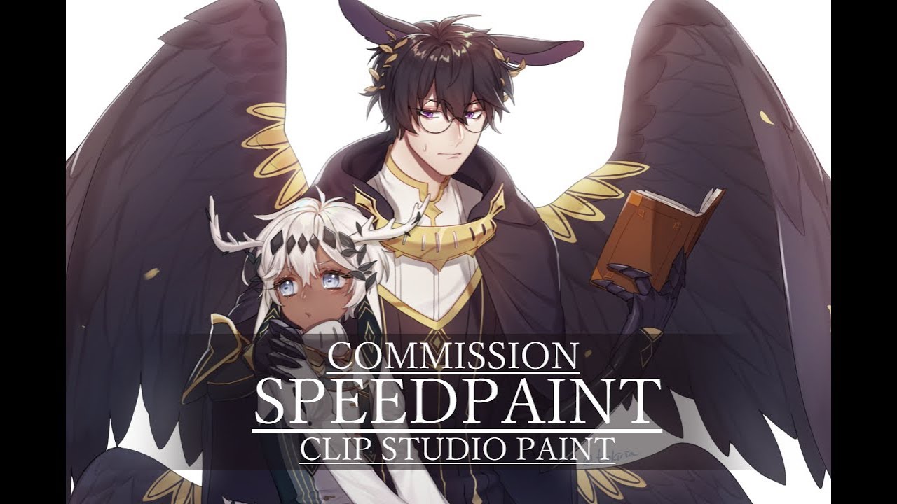 CM Etzel and Eir [ClipStudio Speedpaint]