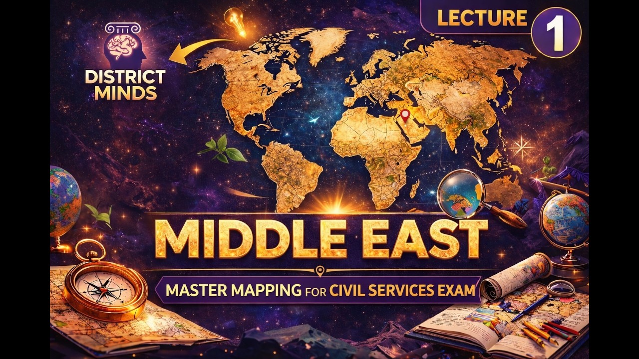 Maanchitra-Lecture 1| Middle East/West Asia | Mapping for UPSC & State PCS #upsc #uppsc #bpsc #mppsc