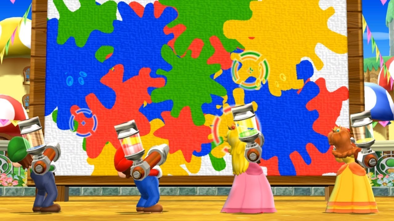 Mario Party 9 - Blooper Beach (Luigi Gameplay/Hard Difficulty)