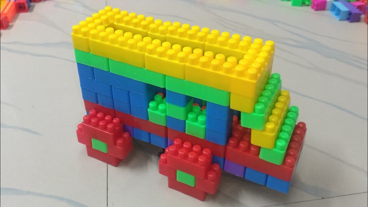 Satisfying DIY Bus ASMR | Lego building fun | Building Blocks | block game #asmr#buildingblocks#lego