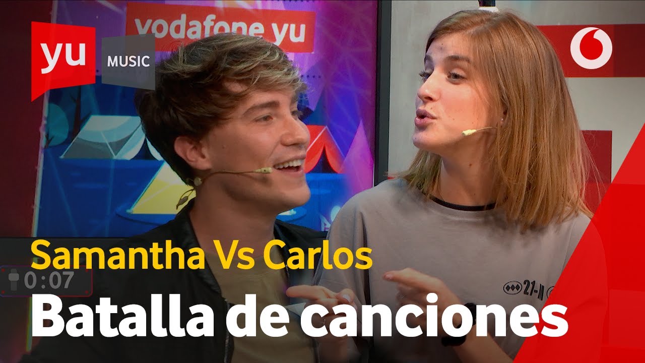 Batalla de canciones | Samantha vs. Carlos Marco #yuMusicSamantha