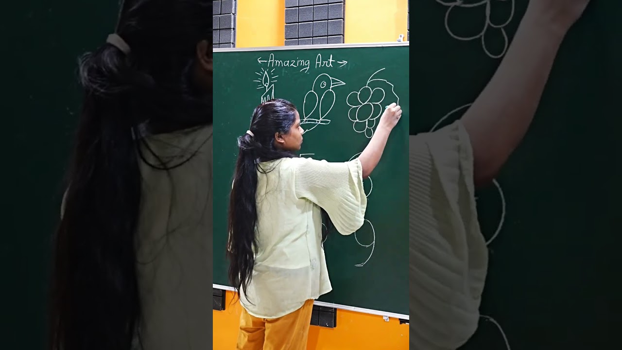 easy drawing using numbers 1 to 9#shorts