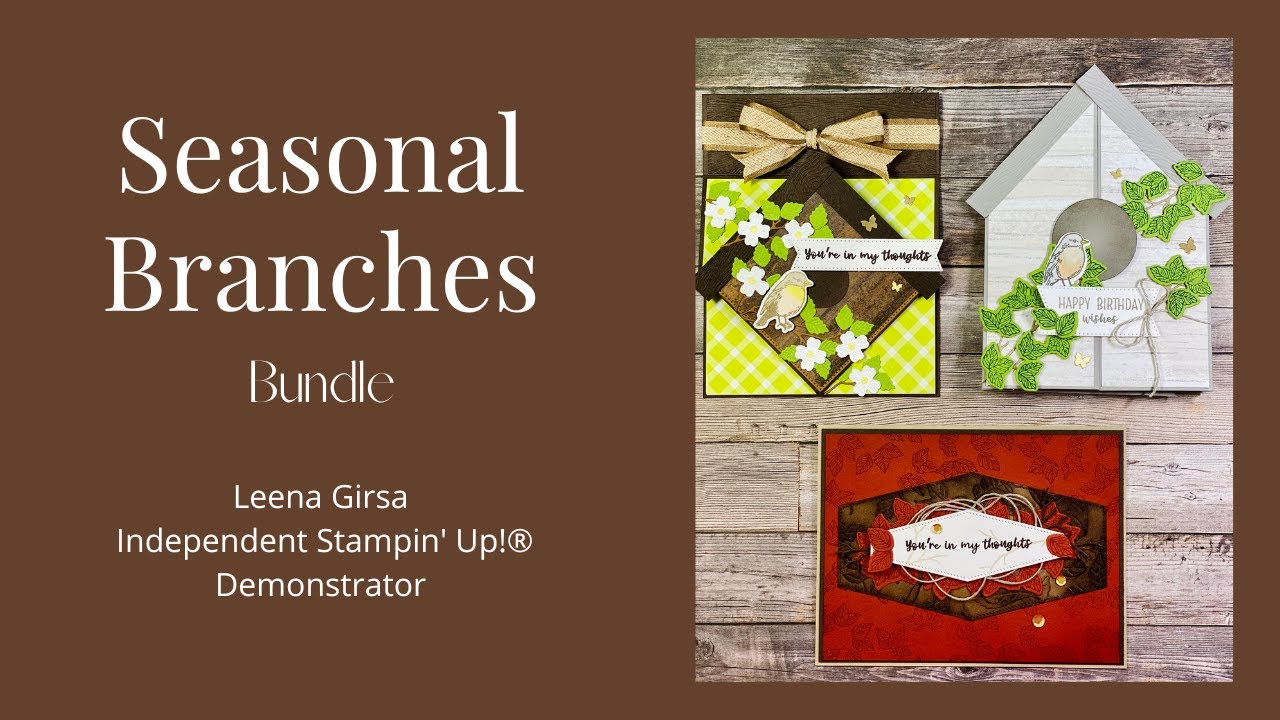 Two Birdhouse Fun Folds and More with the Seasonal Branches Bundle by Stampin’ Up!®