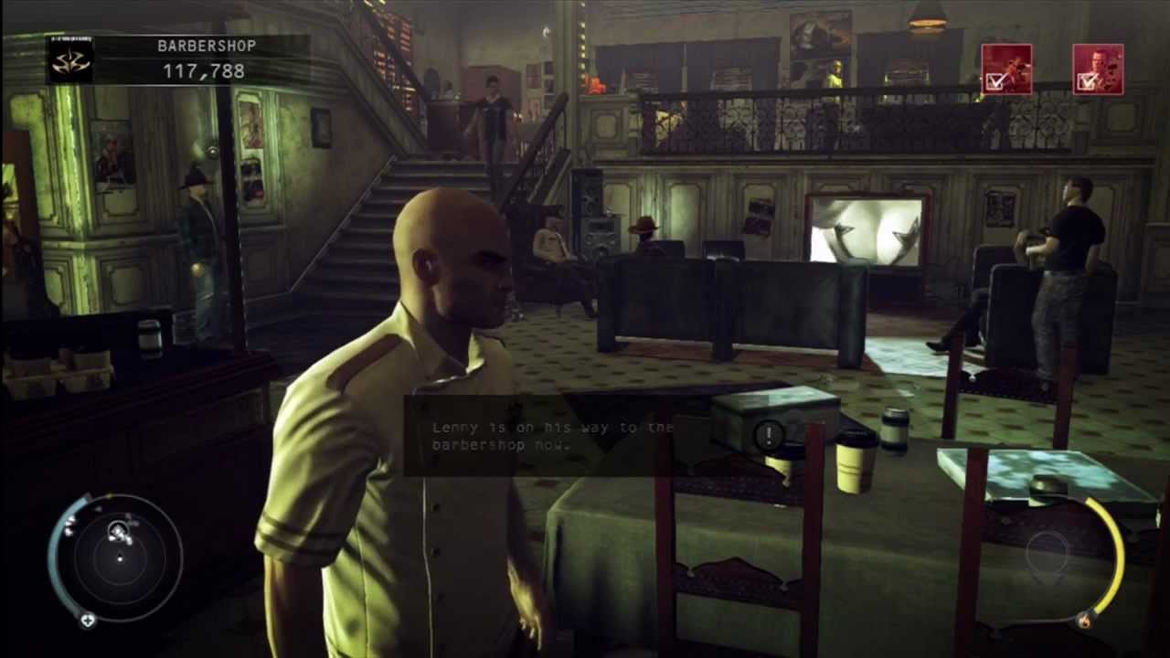 Hitman Absolution Walkthrough Part 9 - Shaving Lenny