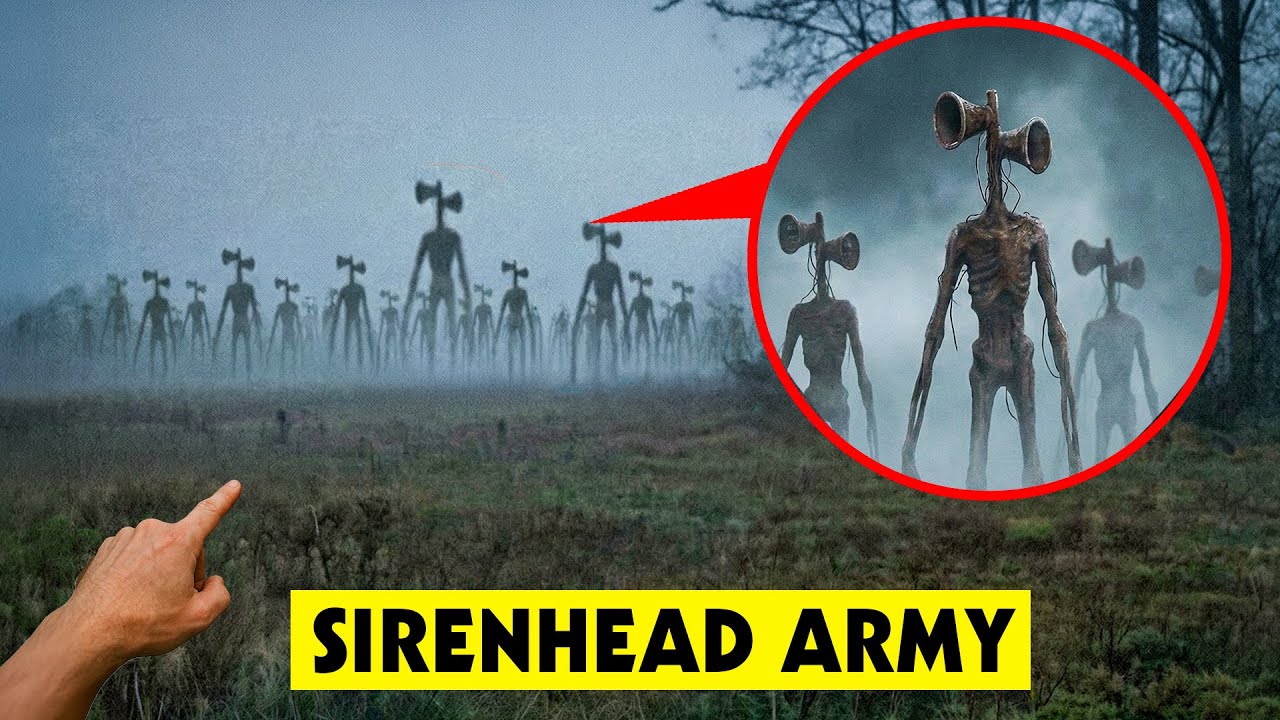 DRONE catches SIRENHEAD ARMY in REAL LIFE!! (TOP 5 SIRENHEAD SIGHTINGS)