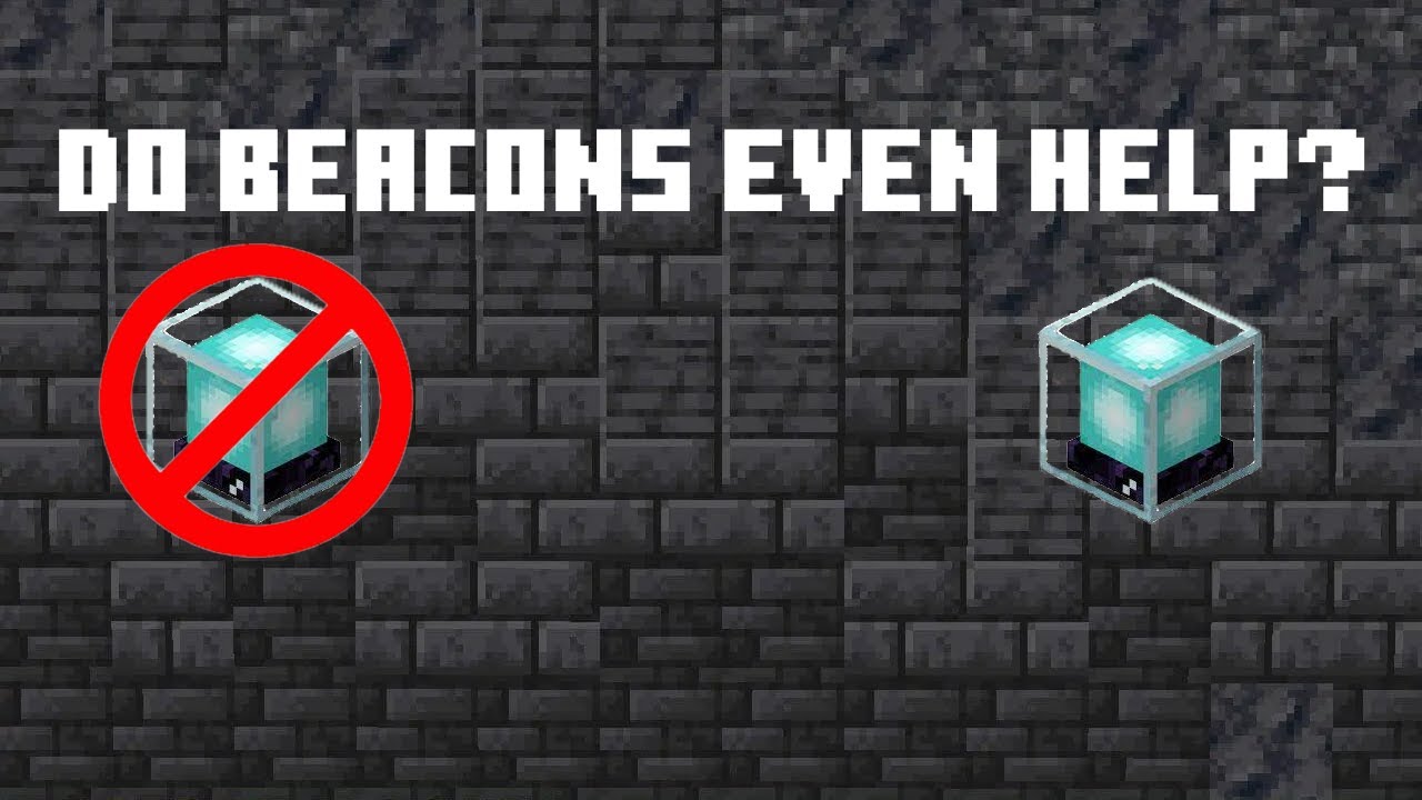 Do beacons help mine deepslate?