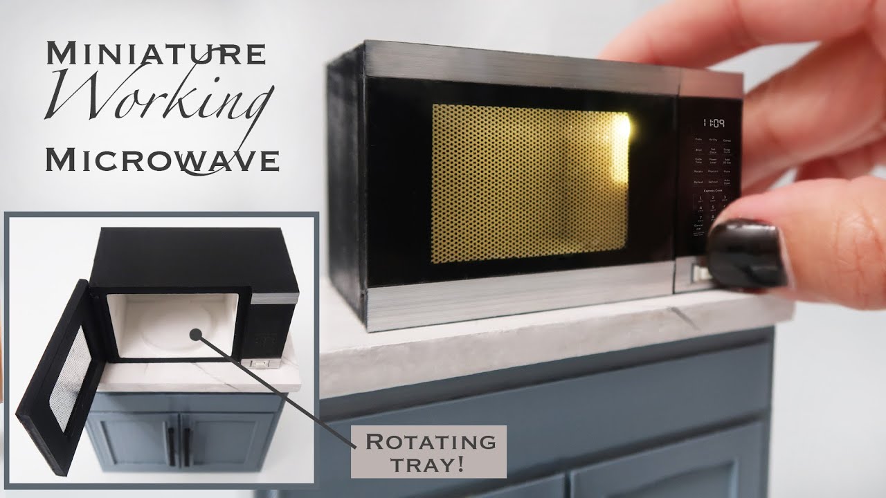 Miniature DIY Microwave (with rotating tray!)