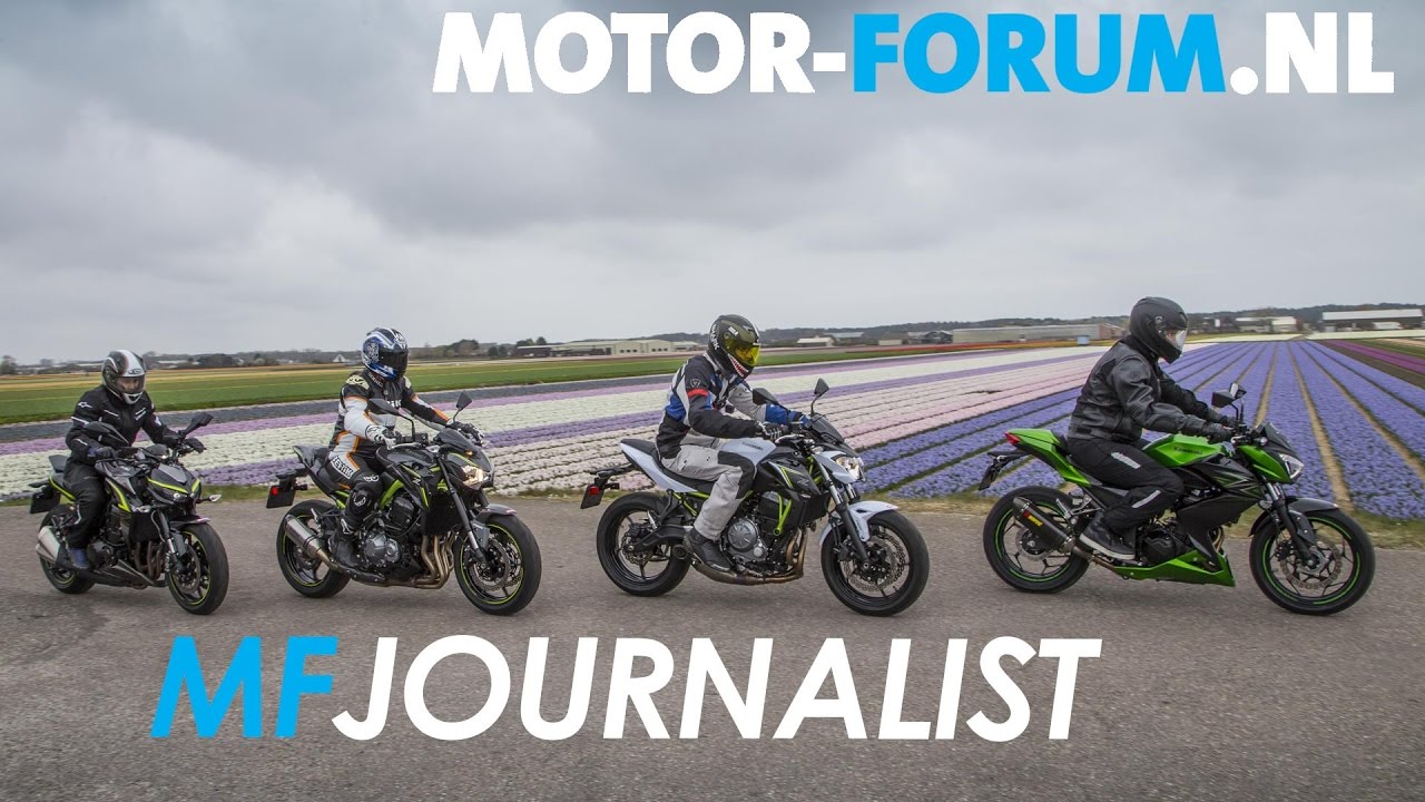 MFJournalist: Kawasaki's Z300, Z650, Z900 & Z1000R getest
