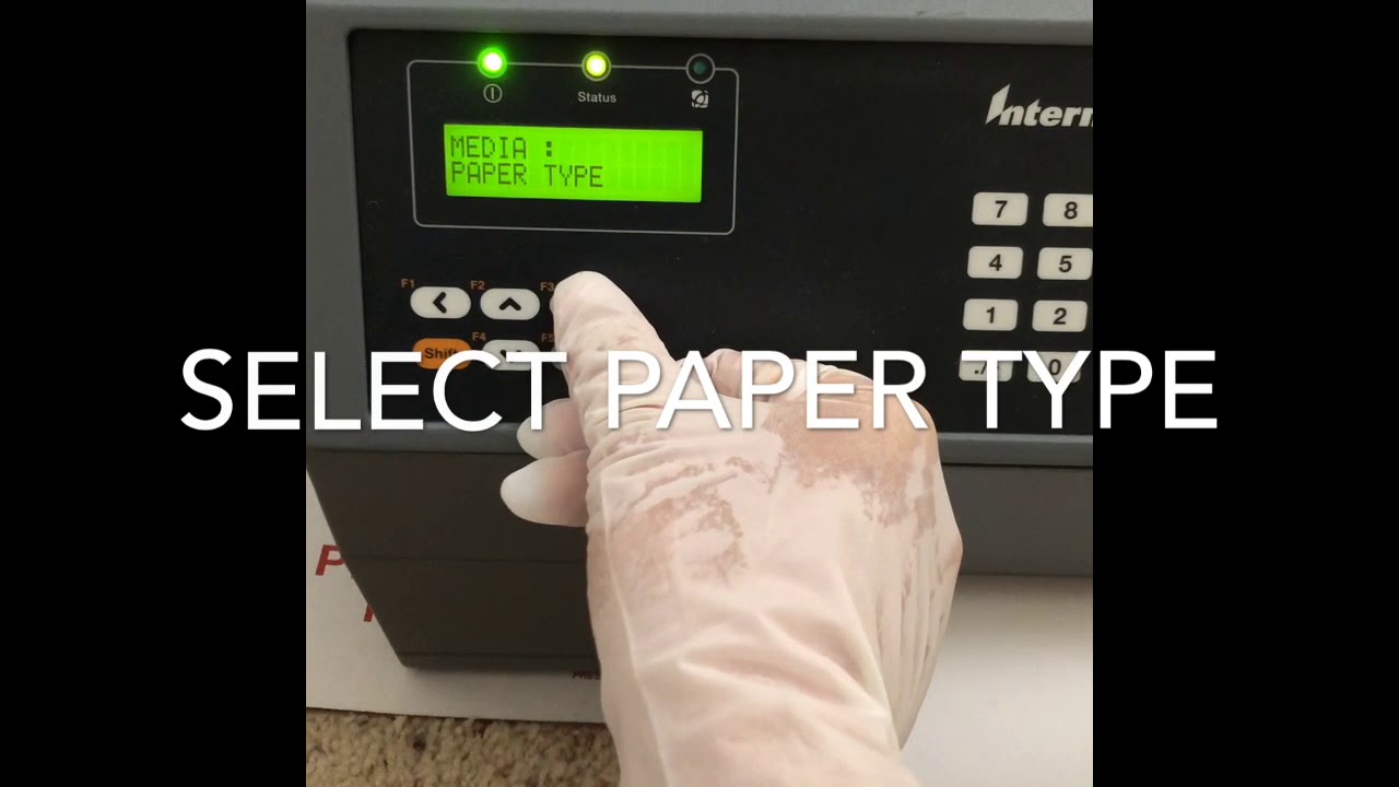 InterMec PX4i Industrial Label Printer, How To Setup DT / TTR Printing Sierra Lab Instrument