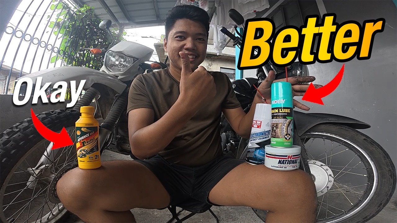 Mga gamit kong lubricant kay YAMAHA YTX 125!