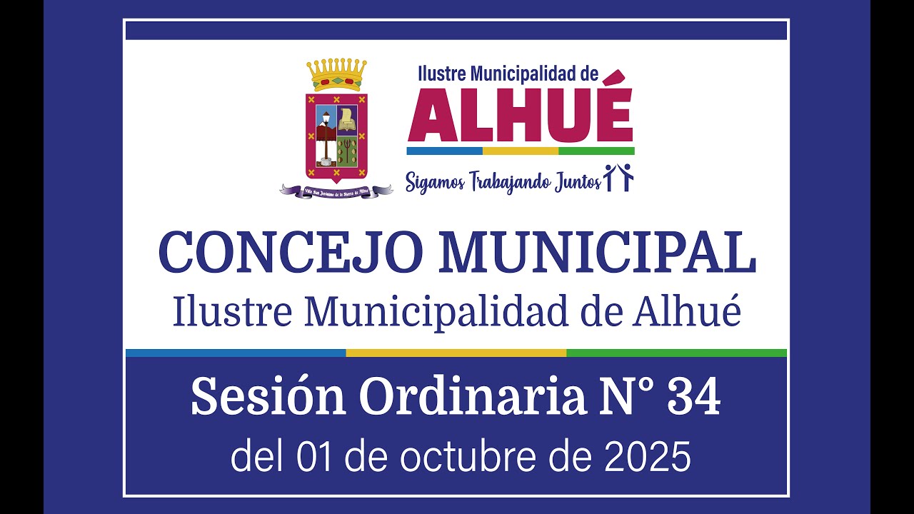 Concejo Municipal Periodo 2024 2028 Nº34
