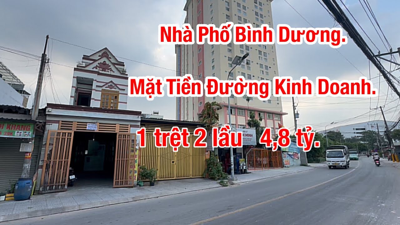 Cần Bán Nhà Bình Dương Mặt Tiền Đường Kinh Doanh. Gần Vòng Xoay Ngã Sáu An Phú Thuận An Bình Dương. 