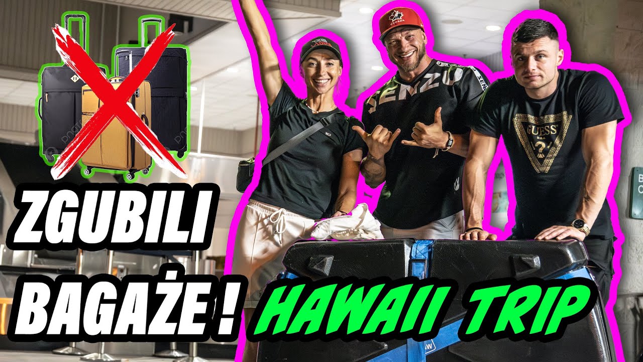 HAWAII TRIP - PART 1 - WYLOT NA HAWAJE - ZGUBILI NASZE BAGŻE 😱