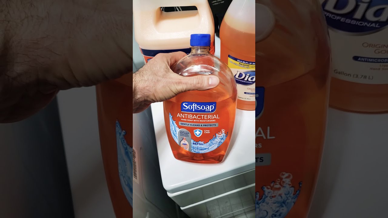 SoftSoap AntiBacterial Liquid Soap Vs Dial Original Gold Liquid Soap vs Safeguard Antibacterial