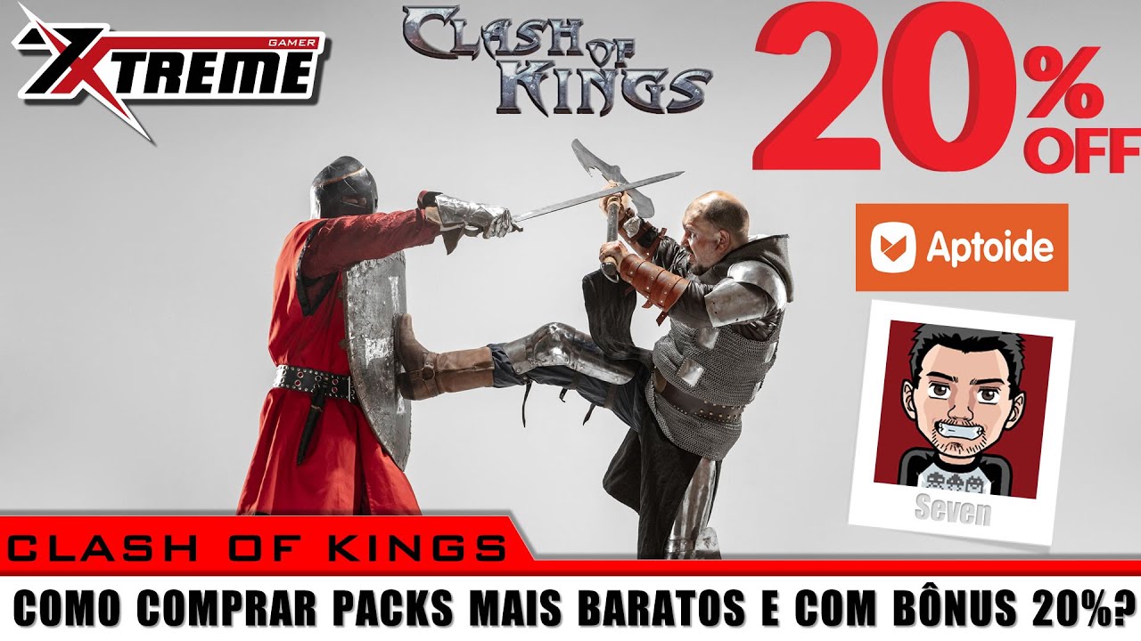 CLASH OF KINGS, COMO COMPRAR PACKS MAIS BARATOS DE MANEIRA LEGAL E 100% SEGURA?