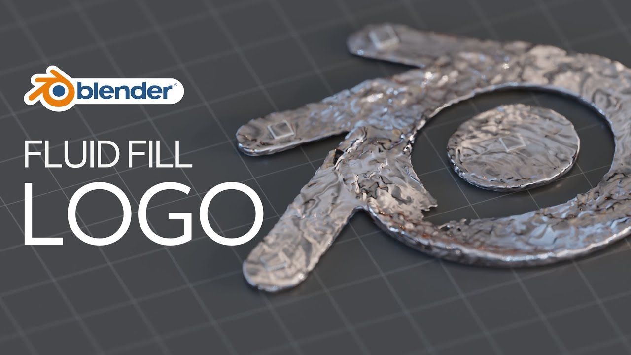 Blender &mdash; Заполните логотип жидкостью