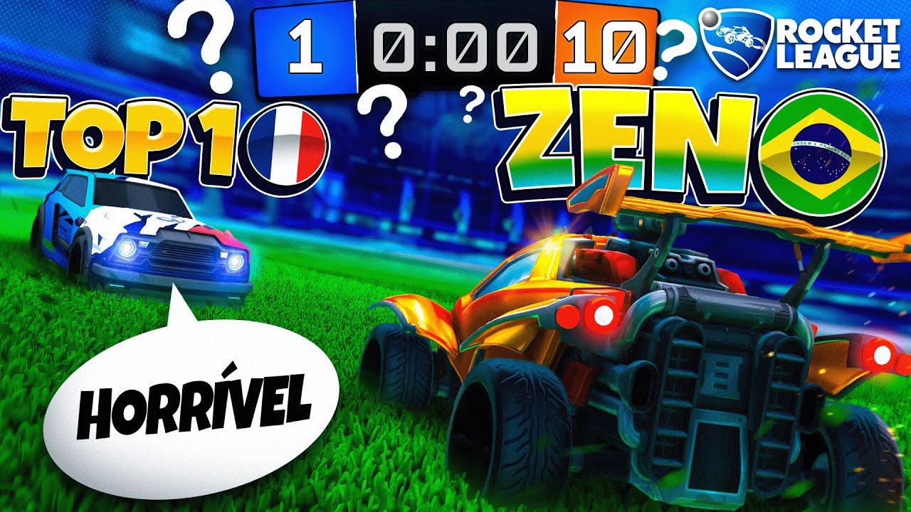 EIS QUE O TOP 1 FRANCES SUBESTIMOU O ZEN BRASILEIRO NO ROCKET LEAGUE.. (e se arrependeu)