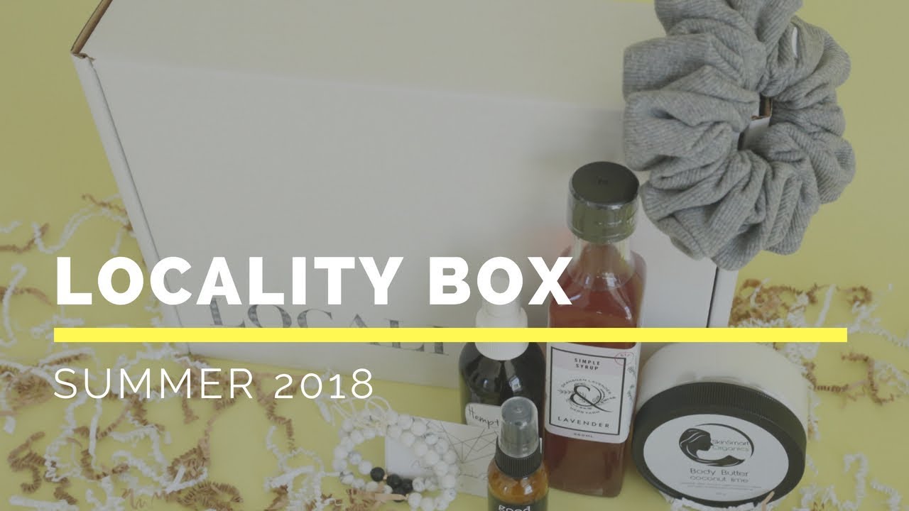 Locality Box Subscription Box Unboxing Summer 2018