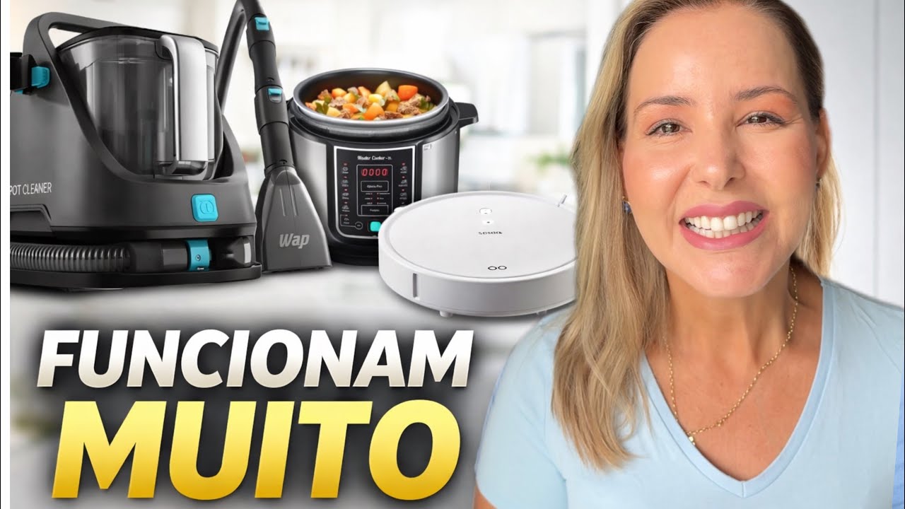 8 eletrodomésticos que salvam minha rotina de limpeza e organização