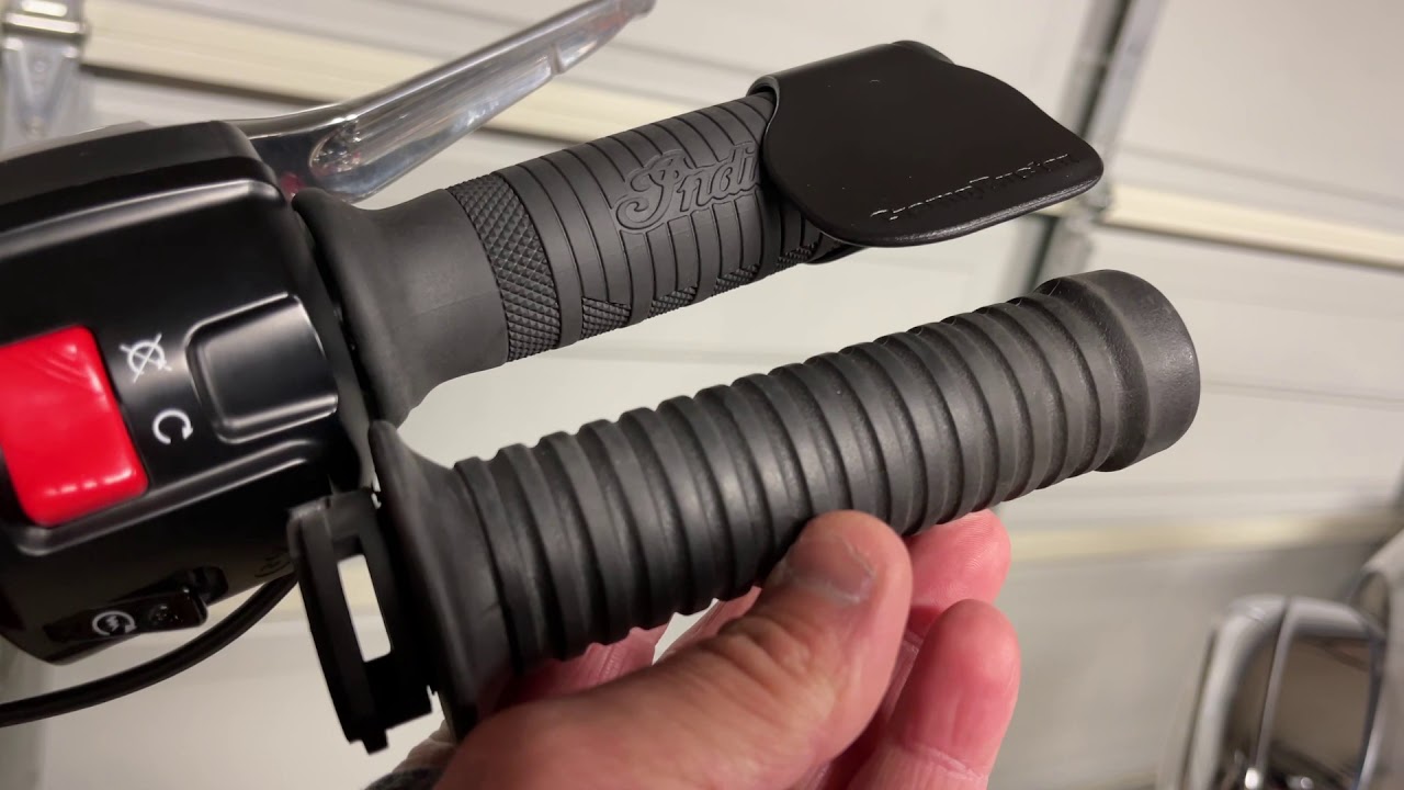 Indian Scout Heated Grip Installation - after the install thoughts